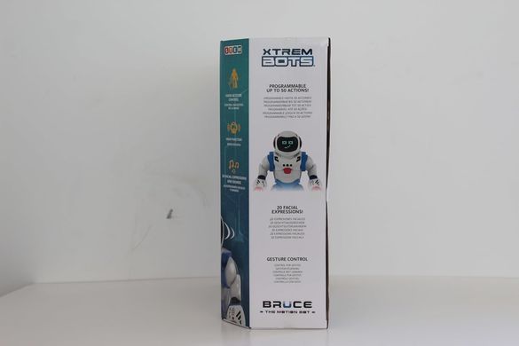 Уценка Брюс программируемый робот на радиоуправлении Bruce Xtrem Bots BlueRocket XT3803503