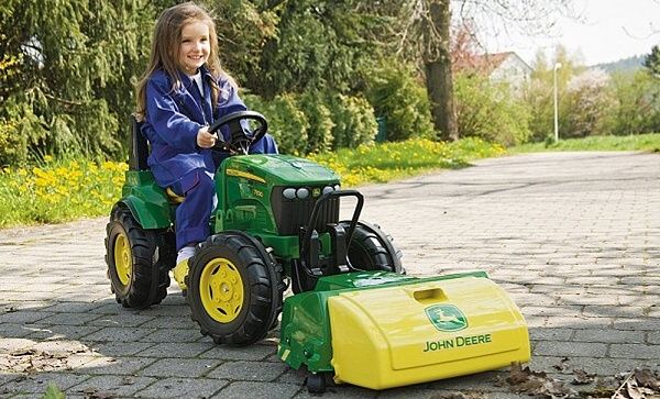 Навесная подметальная машина для педального трактора rollySweeper John Deere Rolly Toys 409716