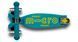 Складной детский самокат Maxi Micro Deluxe Foldable LED Petrol Green MMD097 от 5 до 12 лет