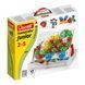 Набір для занять мозаїкою FantaColor Junior Quercetti 4190-Q (кейс, 48 великих фішок + дошка 27х21см.)