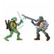 Уценка Набор игровых фигурок Леонардо против Рокстеди TMNT Playmates 81276