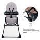 Стільчик для годування Kinderkraft Binci Grey KHBINC00GRY0000