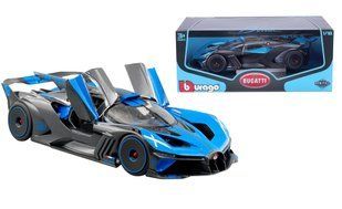 Металева автомодель Bugatti Bolide W16.4 (1:18) Bburago 18-11047 BU (чорно-синій)