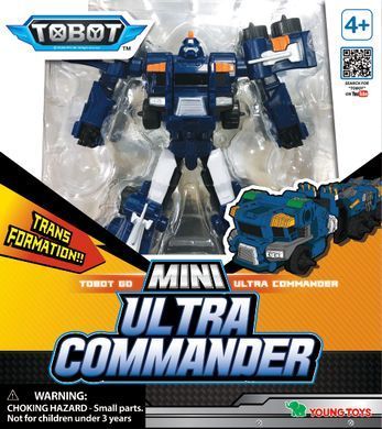 Іграшка робот-трансформер Tobot Mini Ультра Командер Детективи галактики (2-й сезон) Young Toys 301128