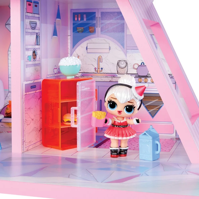 Дерев&rsquo;яний ляльковий будинок LOL Surprise Winter Chalet MGA 427735 з аксесуарами та лялькою  LOL Tots