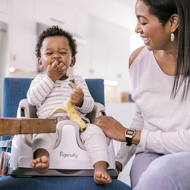 Детское сиденье-бустер Baby Base 2 в 1 Cashmere Ingenuity 10678