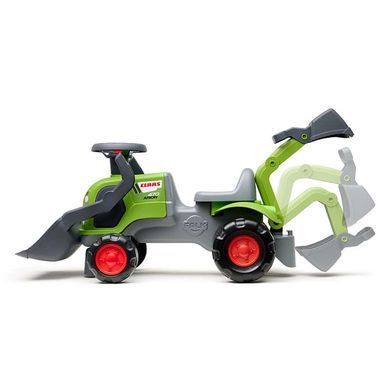 Дитячій трактор-каталка з причепом й двома ковшами BabyClaas Falk 312N від 1 року