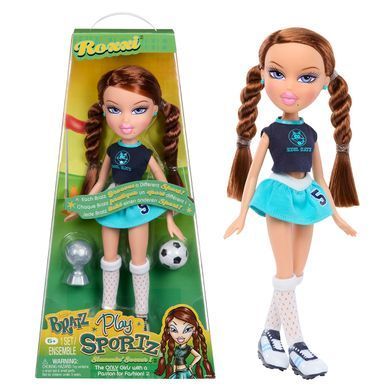 Лялька футболістка Роксі Bratz Play Sportz Roxxi Soccer Doll MGA 569558