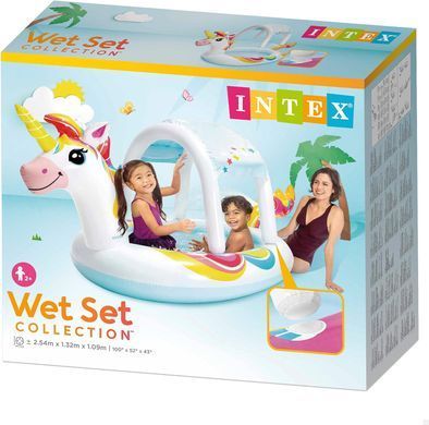 Детский надувной бассейн Intex 58435, 254 x 132 x 109 см.