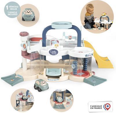 Игровой набор Мой первый гараж с машинкой First Garage Little Smoby 7600140202
