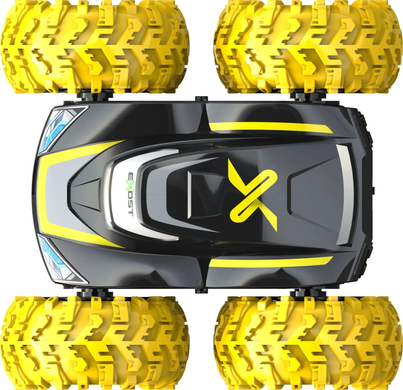 Трюкова машинка Exost 360 Cross II на радіокеруванні (1:18, 2,4 GHz) Silverlit 20257-3 жовта