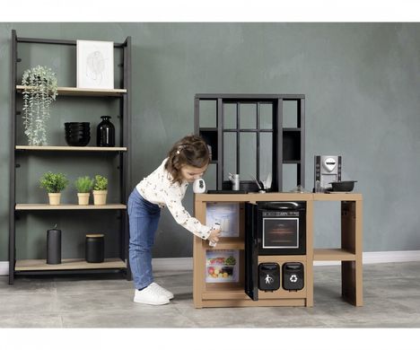 Дитяча інтерактивна кухня з кавомашиною Loft kitchen Smoby 312600 з аксесуарами та звуковим ефектом