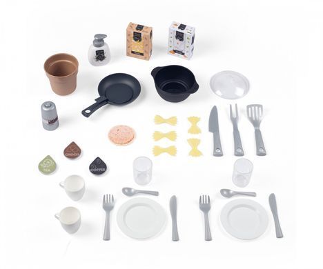 Дитяча інтерактивна кухня з кавомашиною Loft kitchen Smoby 312600 з аксесуарами та звуковим ефектом