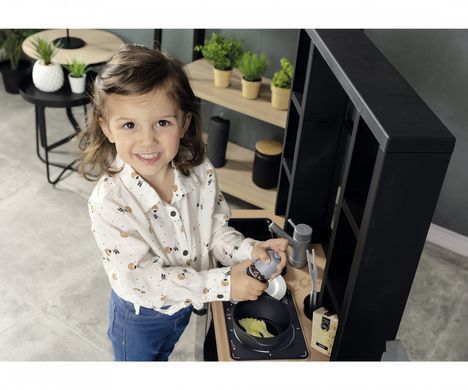 Дитяча інтерактивна кухня з кавомашиною Loft kitchen Smoby 312600 з аксесуарами та звуковим ефектом