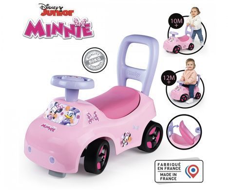 Машинка-каталка 2 в 1 Minnie Mouse Smoby 720544
