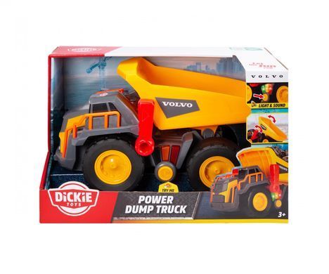 Самоскид Volvo (30 см) Будівельна сила Dickie Toys 3725013 світло, звук