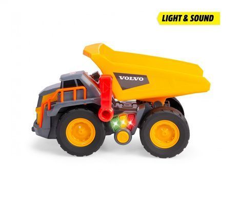 Самоскид Volvo (30 см) Будівельна сила Dickie Toys 3725013 світло, звук