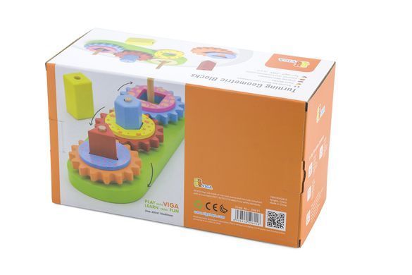 Дерев'яна пірамідка Шестерні Viga Toys 59611