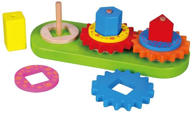Дерев'яна пірамідка Шестерні Viga Toys 59611