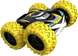 Трюкова машинка Exost 360 Cross II на радіокеруванні (1:18, 2,4 GHz) Silverlit 20257-3 жовта