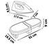 Игровой набор Складная гладильная доска с утюгом Tefal Foldable Ironing board Smoby 7600330123