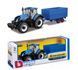 Іграшковий трактор з причепом (1:32) New Holland Agriculture Farm Bburago 18-44067