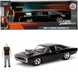 Металлическая машина (1:24) Fast & Furious 1970 Dodge Charger R/T с фигуркой Доминика Торетто Jada Toys 9335907314R00