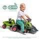 Дитячій трактор-каталка з причепом й двома ковшами BabyClaas Falk 312N від 1 року