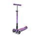 Детский самокат складной (до 50 кг) Maxi Micro Deluxe Foldable LED Purple MMD100 фиолетовый
