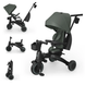 Складной трехколесный велосипед Kinderkraft Jazz 3 Green KRJAZZ03GRE0000 с поворотным сиденьем
