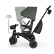 Складной трехколесный велосипед Kinderkraft Jazz 3 Green KRJAZZ03GRE0000 с поворотным сиденьем