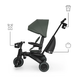 Складной трехколесный велосипед Kinderkraft Jazz 3 Green KRJAZZ03GRE0000 с поворотным сиденьем