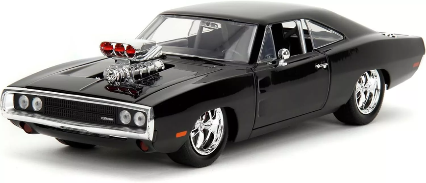 Металлическая машина (1:24) Fast & Furious 1970 Dodge Charger R/T с фигуркой Доминика Торетто Jada Toys 9335907314R00