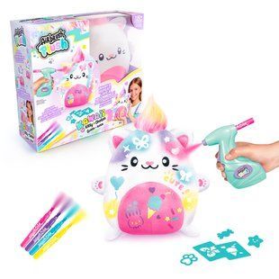 Набір для творчості Кошеня AirBrush Plush Kawaii Style 4 Ever Canal Toys AIR073 з аерографом