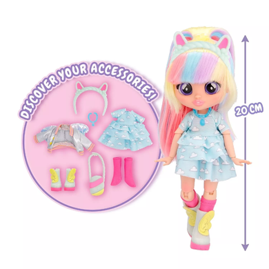 Уцінка Лялька з довгим волоссям Jenna (20 см) Series 1 Cry Babies BFF IMC Toys 904361