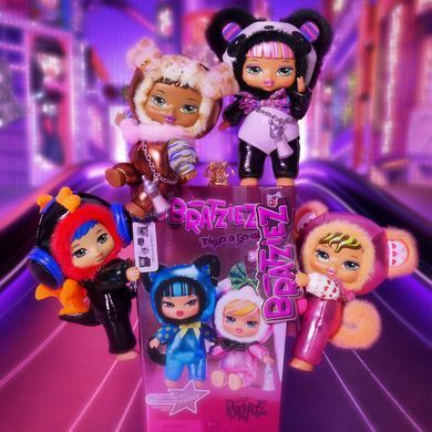 М&rsquo;яка іграшка-сюрприз на підвісі Bratz серії Bratziez &mdash; Токіо стиль