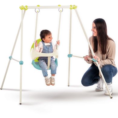 Детская металлическая качеля Metal Baby Swing Smoby 830304 (120см, до 25 кг)