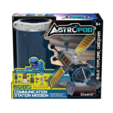 Игровой набор с фигуркой Миссия Построй станцию связи Astropod SilverLit 80333