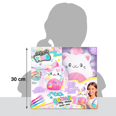 Набір для творчості Кошеня AirBrush Plush Kawaii Style 4 Ever Canal Toys AIR073 з аерографом