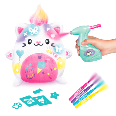 Набір для творчості Кошеня AirBrush Plush Kawaii Style 4 Ever Canal Toys AIR073 з аерографом