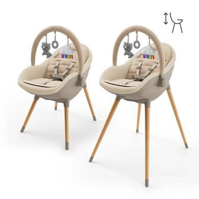 Стульчик для кормления 3в1 Kinderkraft Fini Up Beige KHFINIUPBEG0000