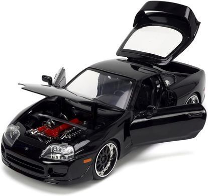 Металлическая машина Fast and Furious 1995 Toyota Supra Black 1/24 Jada Toys 9333380314R00