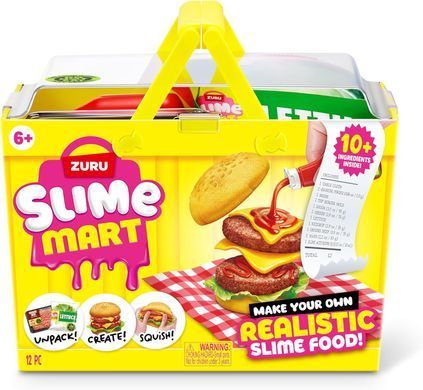 Игровой набор со слаймами Slime Mart Shopping Basket Бургер Zuru 15905A