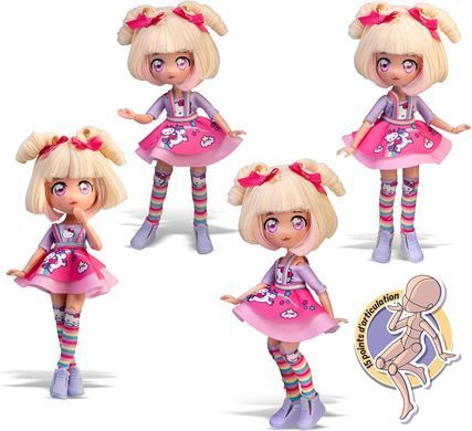 Лялька 4SF Manga Dolls серії Hello Kitty Цукерочка-єдиноріг HKTF0400