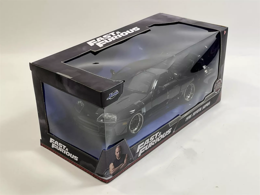 Металлическая машина Fast and Furious 1995 Toyota Supra Black 1/24 Jada Toys 9333380314R00