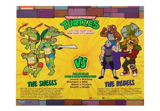 Уцінка Набір ігрових фігурок Мікеланджело проти Бібопа TMNT Playmates Toys 81277
