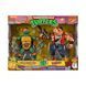 Уцінка Набір ігрових фігурок Мікеланджело проти Бібопа TMNT Playmates Toys 81277