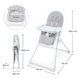 Стільчик для годування Kinderkraft Binci Light Grey KHBINC00LGR0000