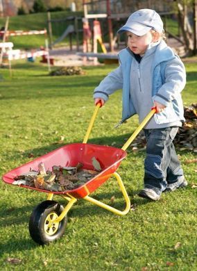 Металлическая детская тачка Rolly Toys Metall Schubkarre 270804 красная