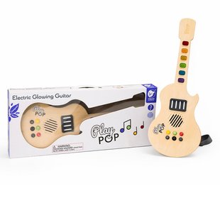 Детская деревянная электрогитара Classic World CW40552 Electric Glowing Guitar